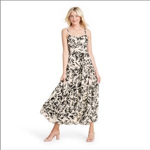 Alexis X Target Botanical Black & White Maxi Dress